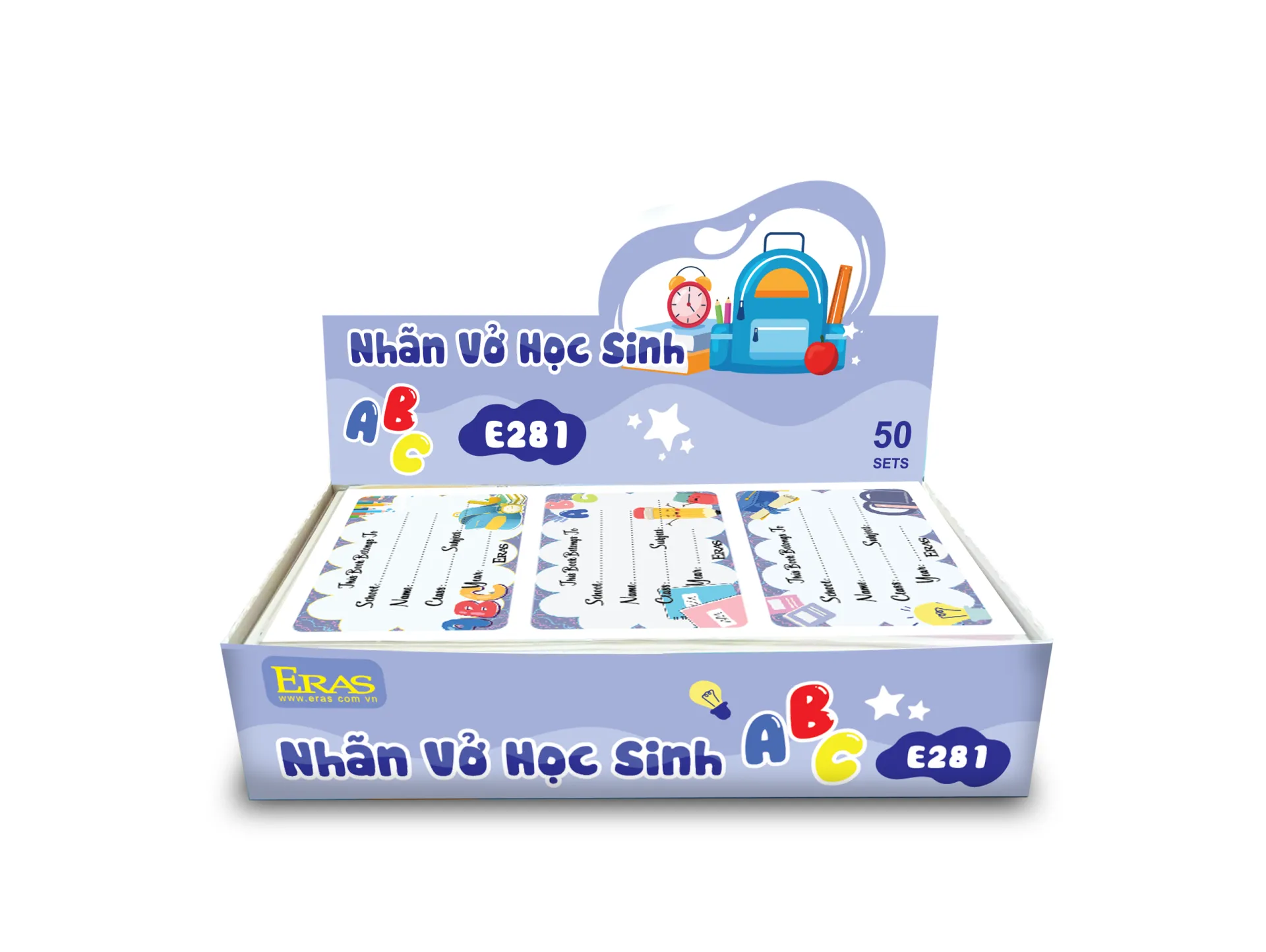 Nhãn vở học sinh E281
