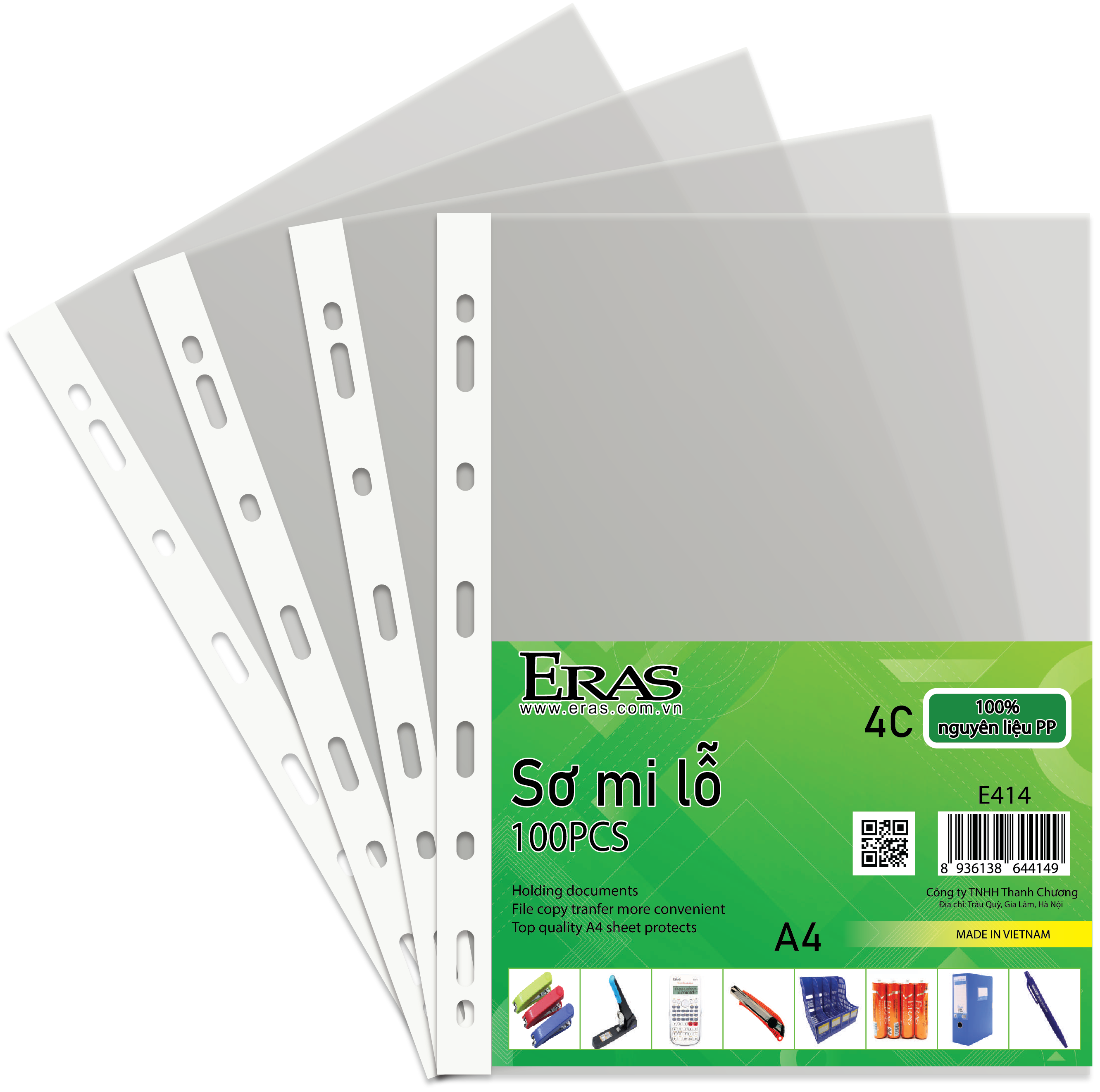 Sơ mi lỗ 4C E414