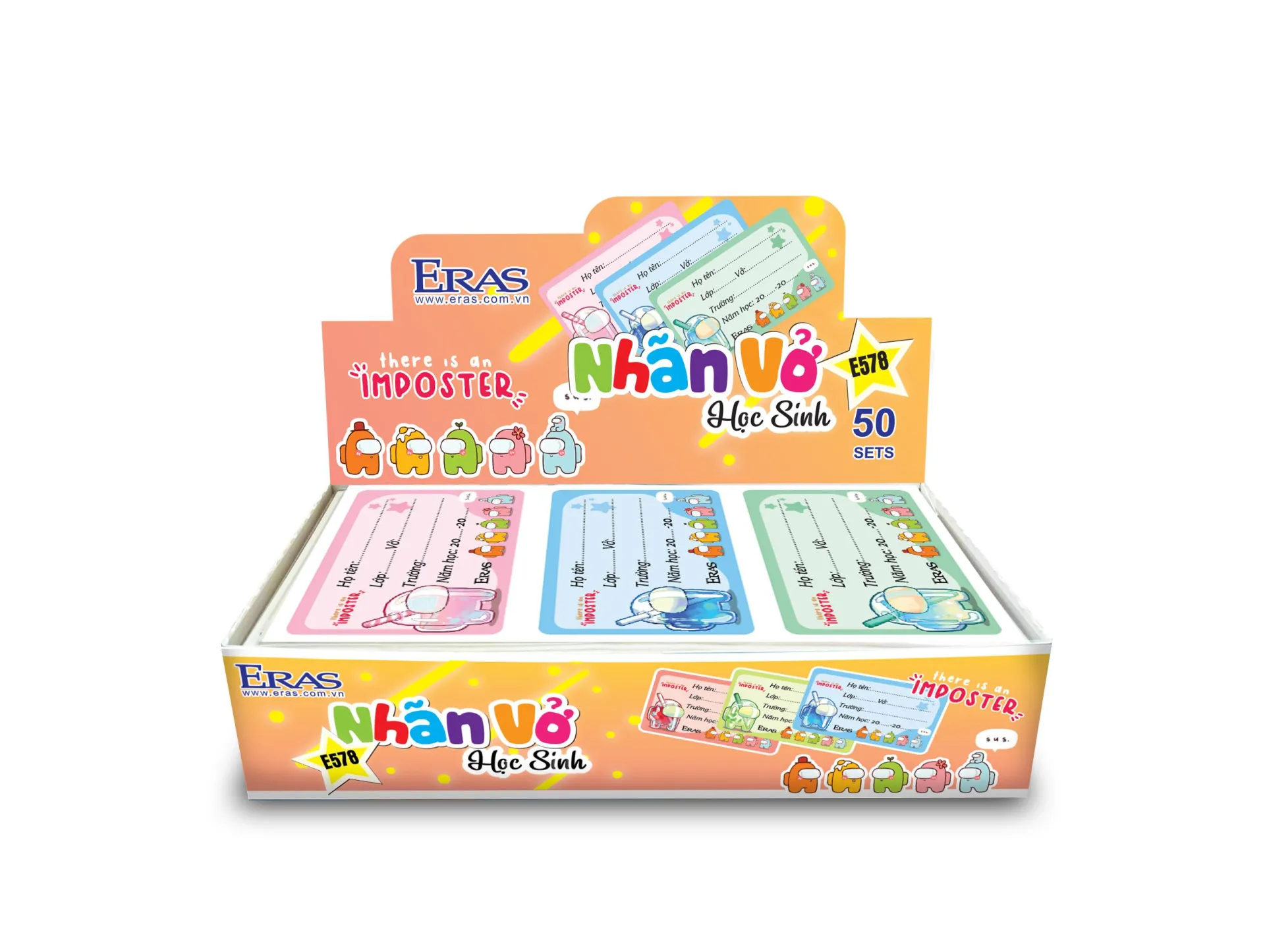 Nhãn vở học sinh E578