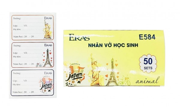 Nhãn vở kì quan to E584